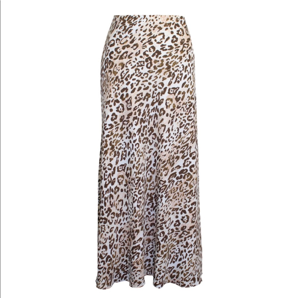Leopard Midi Skirt